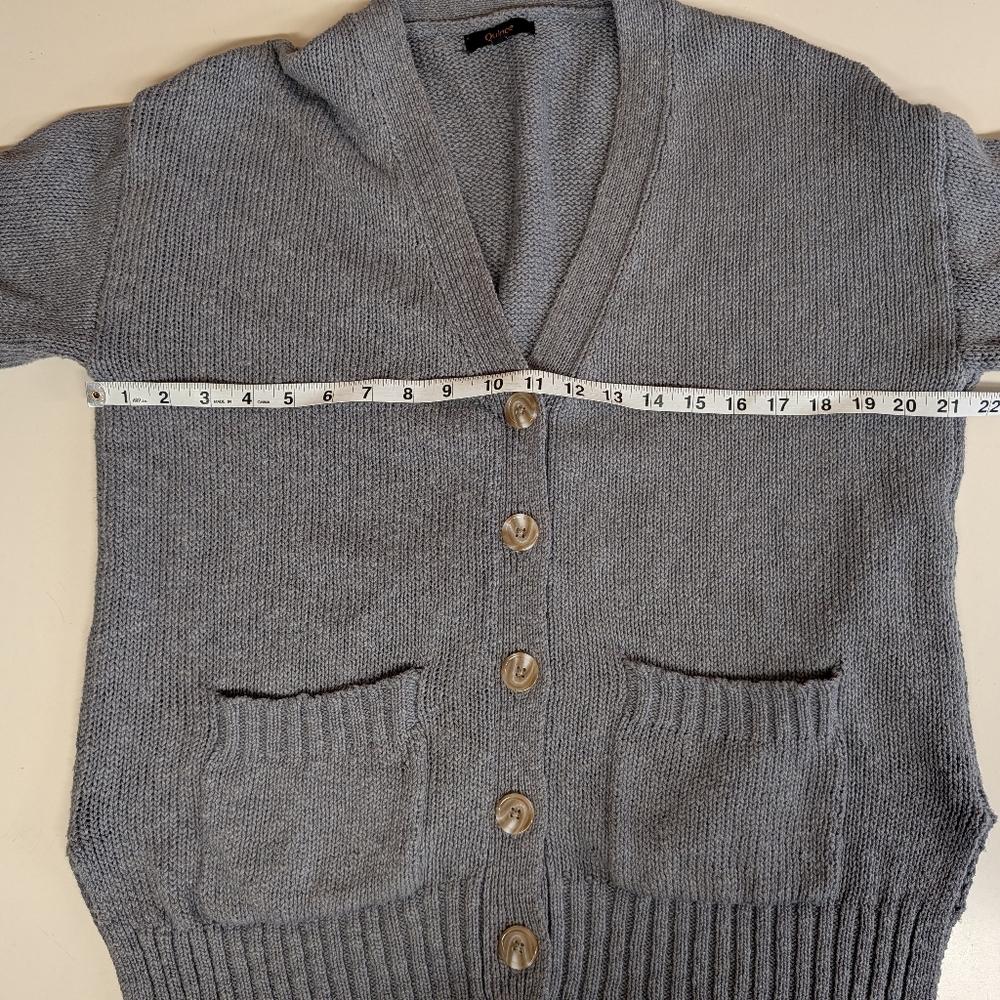 Quince Organic Cotton Linen Cardigan - Picture 7 of 9